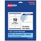 Avery Matte White Removable Rectangle Labels with Sure Feed Technology, Print-to-the-Edge, 1.5" x 3.75"
